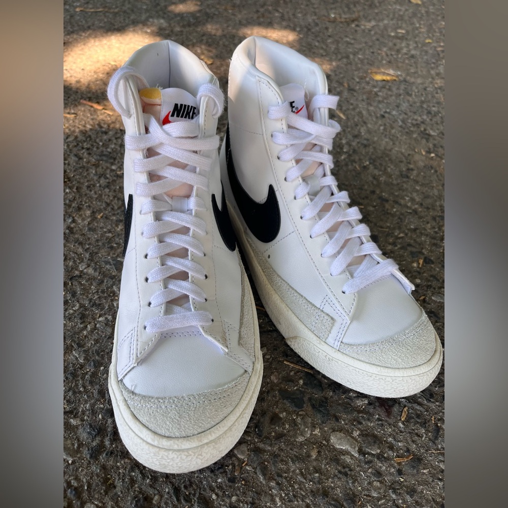 Nike Blazer Mid 77 Vintage White Black size 8